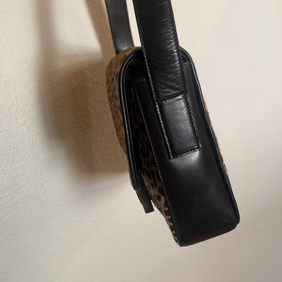 Roberto Donini Leather leopard calf hive shoulders purse - Picture 6 of 11